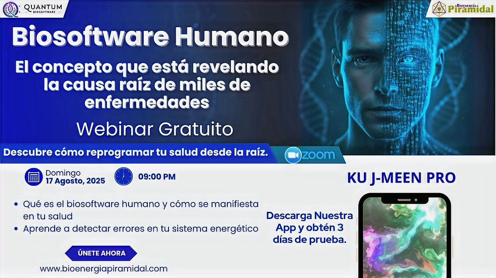WEBINAR GRATUITO: Biosoftware Humano