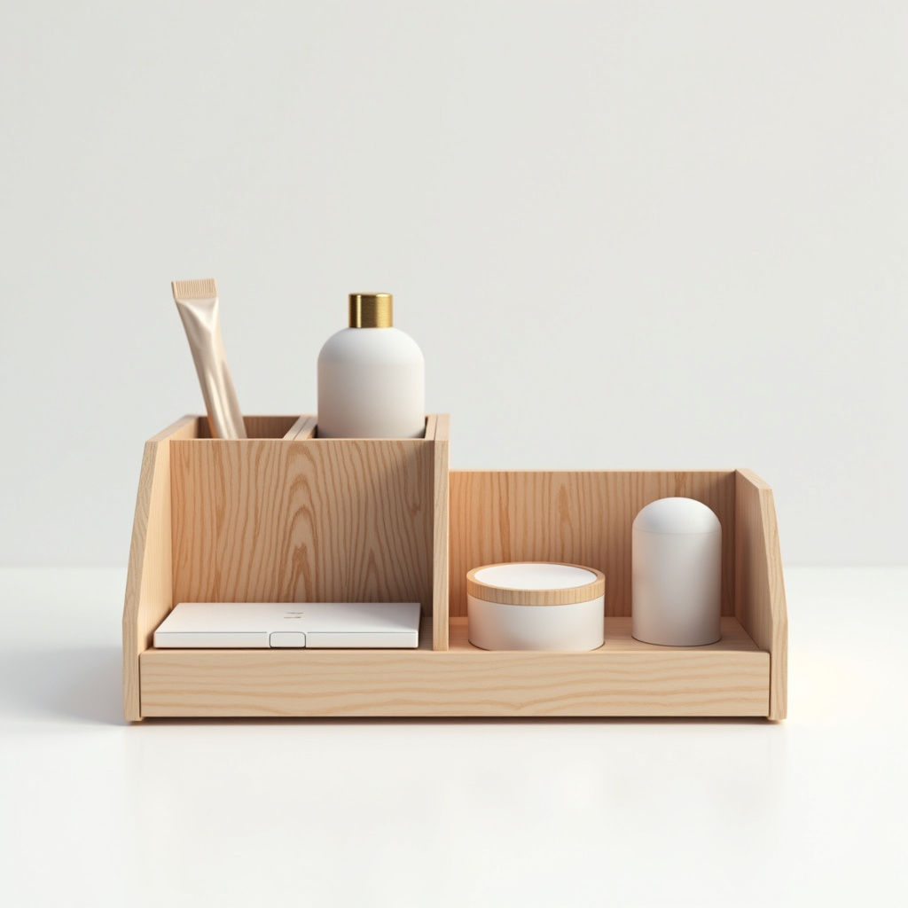Wooden Desk Organizer