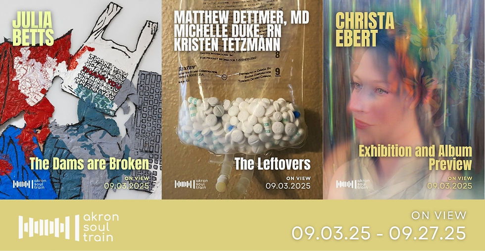 Opening Reception: Julia Betts, Christa Ebert,  and Literary Trio Matthew Dettmer, Michelle Duke, Kristen Tetzmann