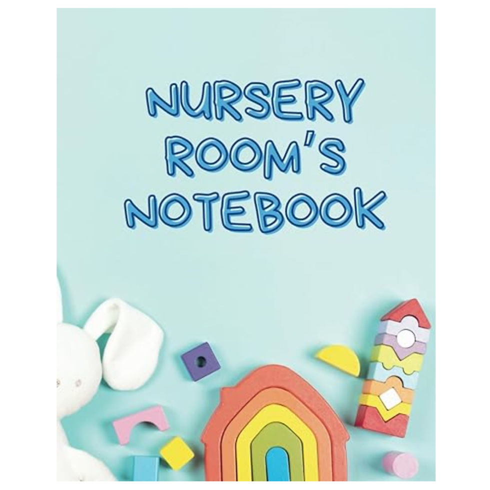 Nursery room's notebook -blue: daily planner for 26 weeks