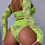 Thumbnail: 3 Piece Lace Mesh Set