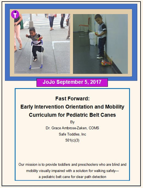 Fast Forward: Early Intervention O&M with pediatric belt cane SURVEY