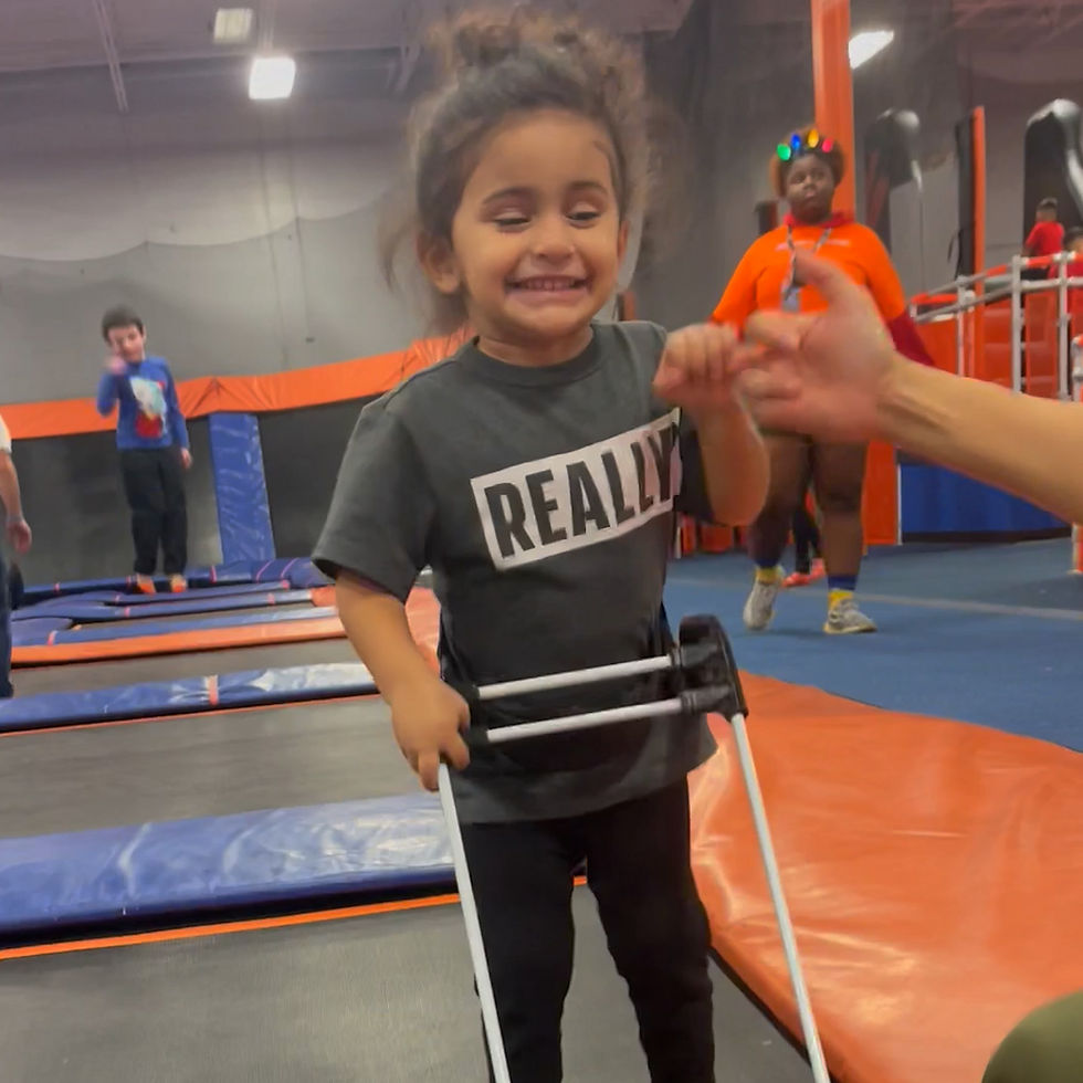 a little girl wearing a belt cane wearing a shirt that reads "really"
