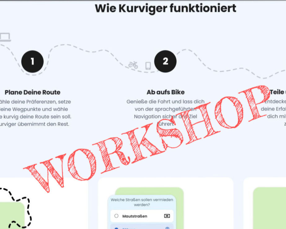 Workshop mit Kurviger.com
