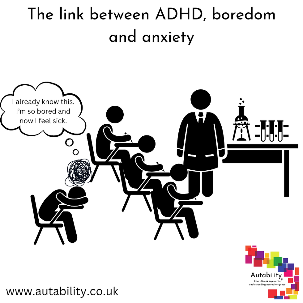 The link between ADHD, boredom & anxiety