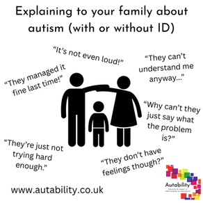 Talking to family about autism