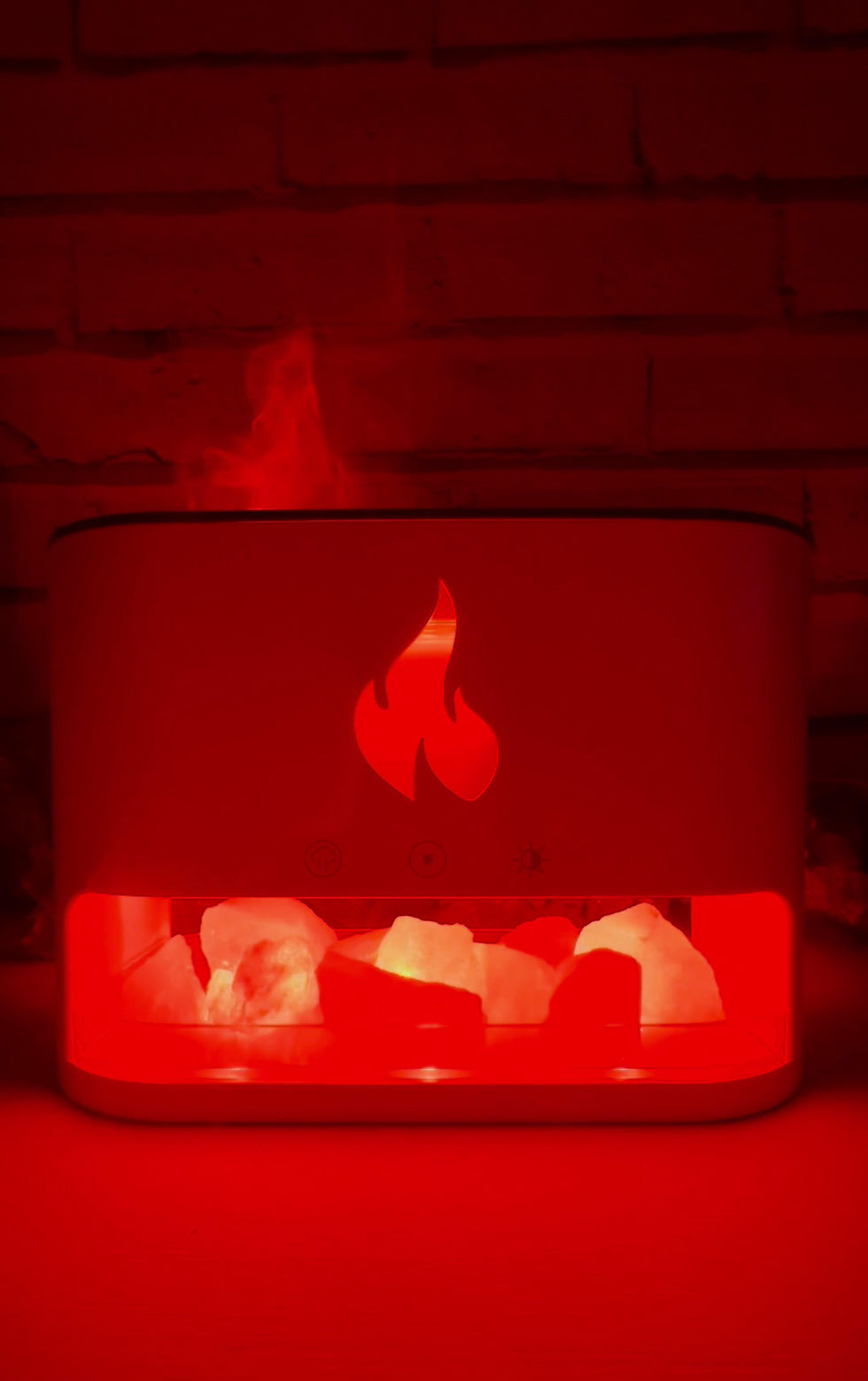 Thumbnail: Blaze Aroma Diffuser - Himalayan Salt Chamber - USB-C - Flame Effect (Salt inclu