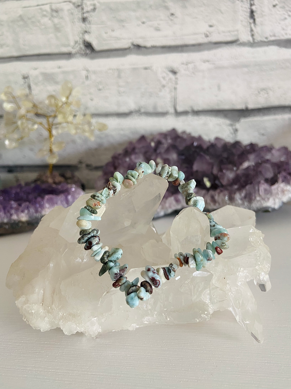 Thumbnail: Larimar chip bracelet
