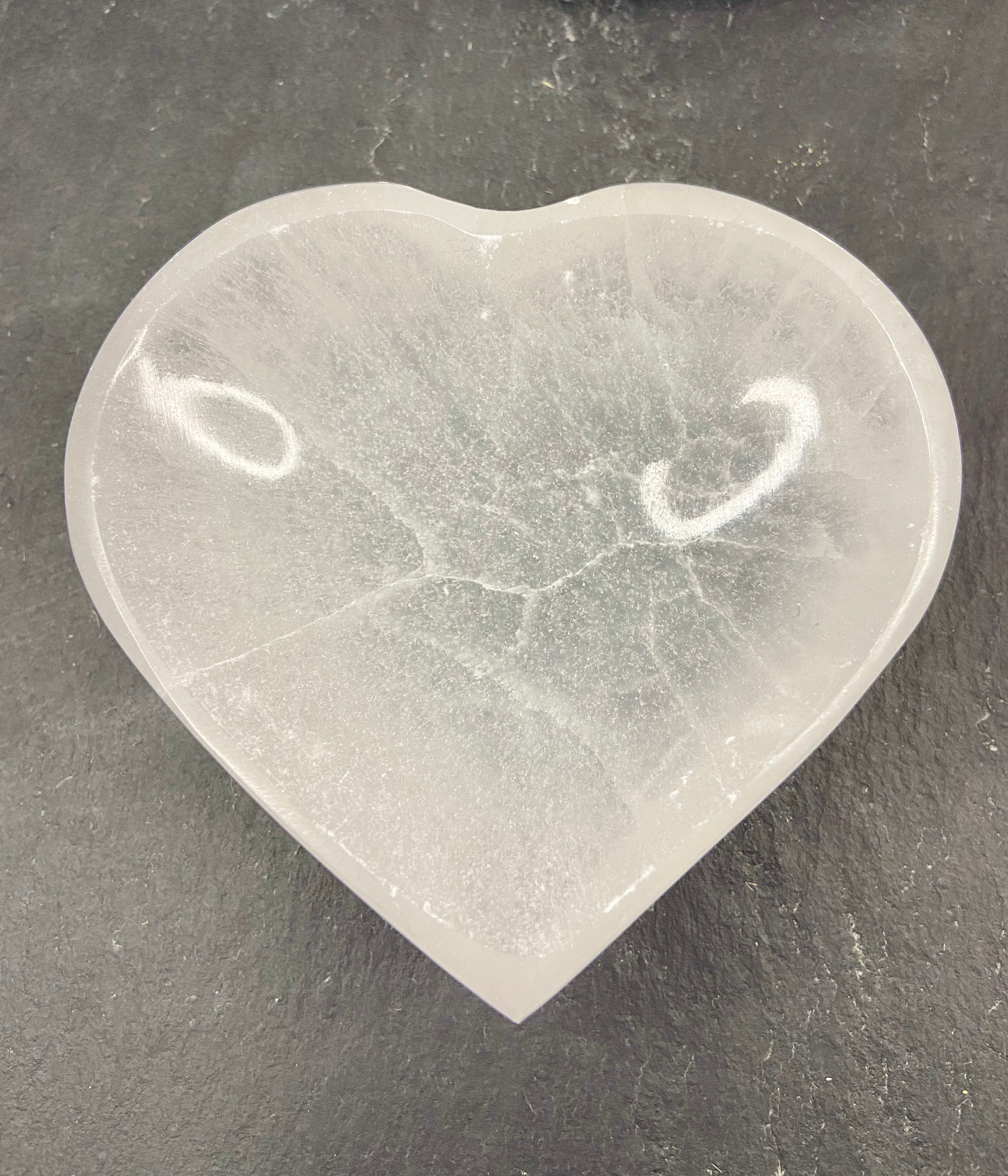 Selenite Heart Charging Bowl