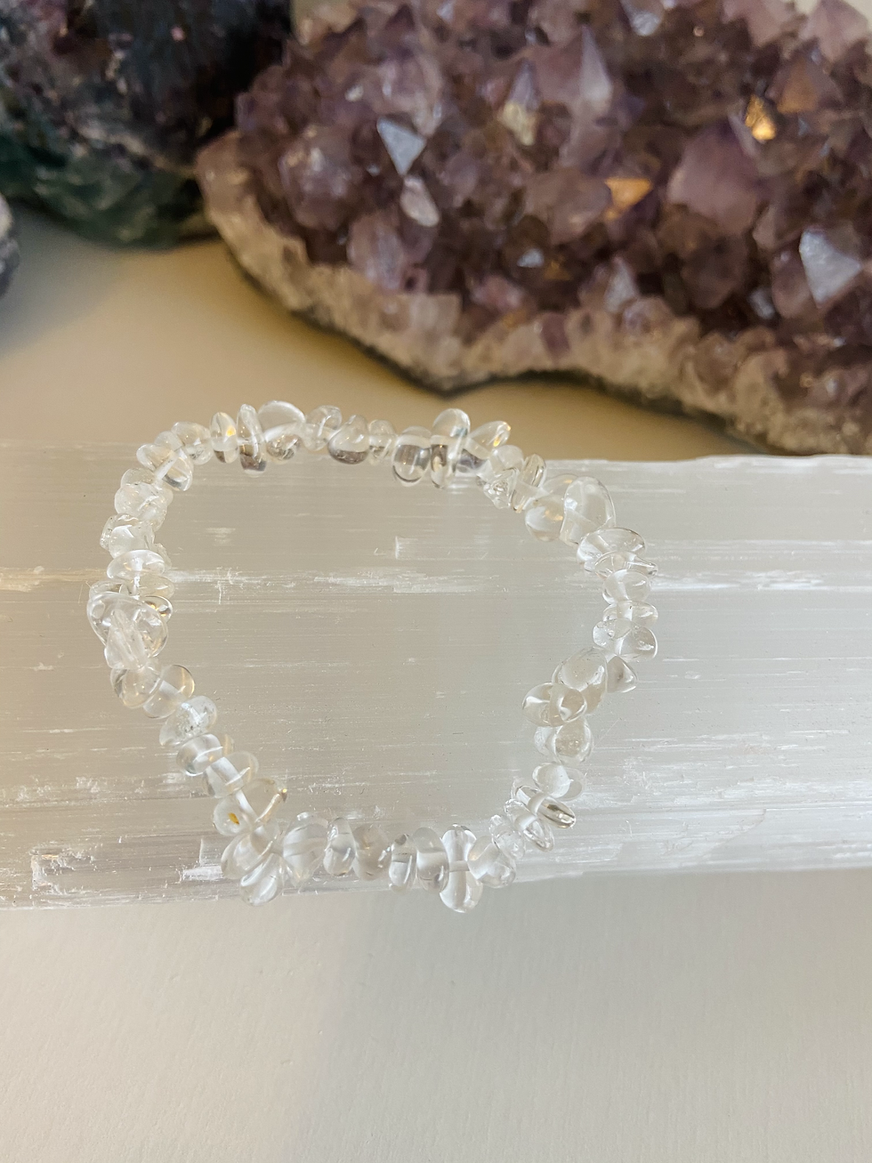 Thumbnail: Crystal chip bracelet