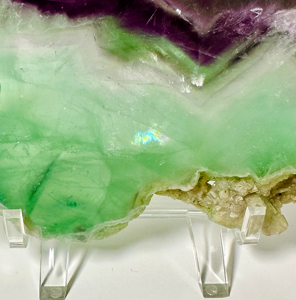 Thumbnail: Rainbow Fluorite Slab