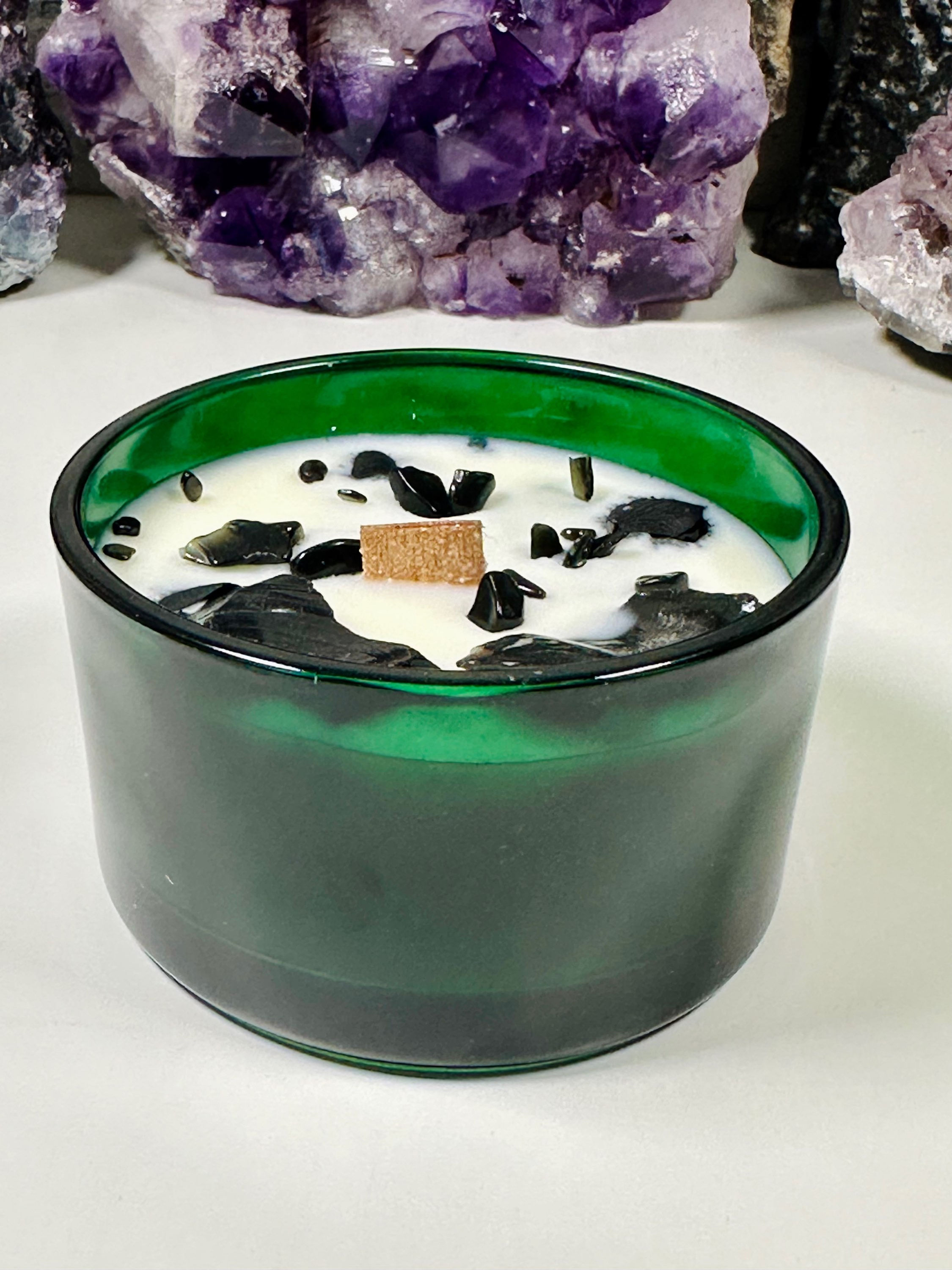 Crystal Magic Flower Candle - The Knight of Swords