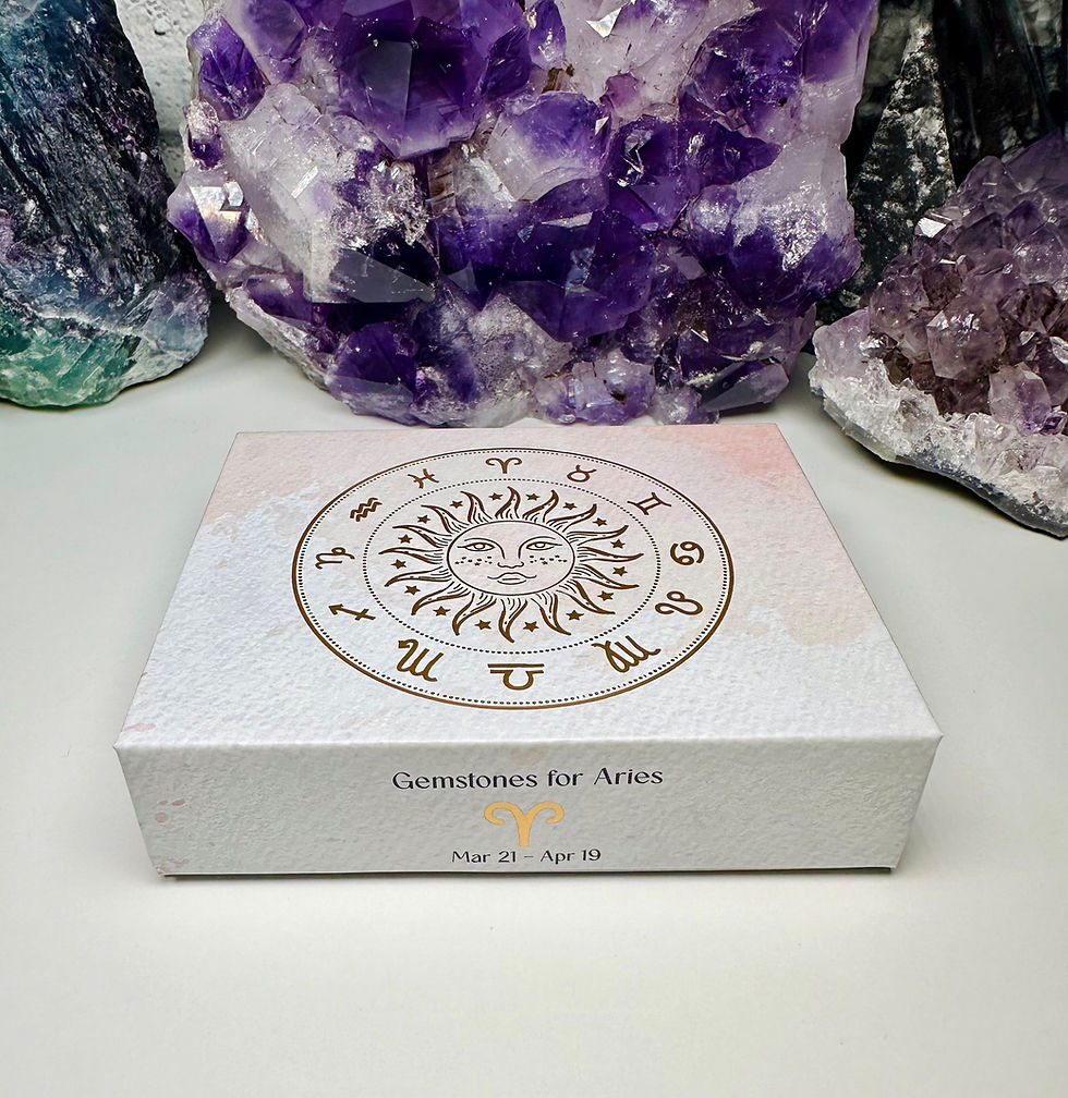 Thumbnail: Aries Crystal Tumblestone Set