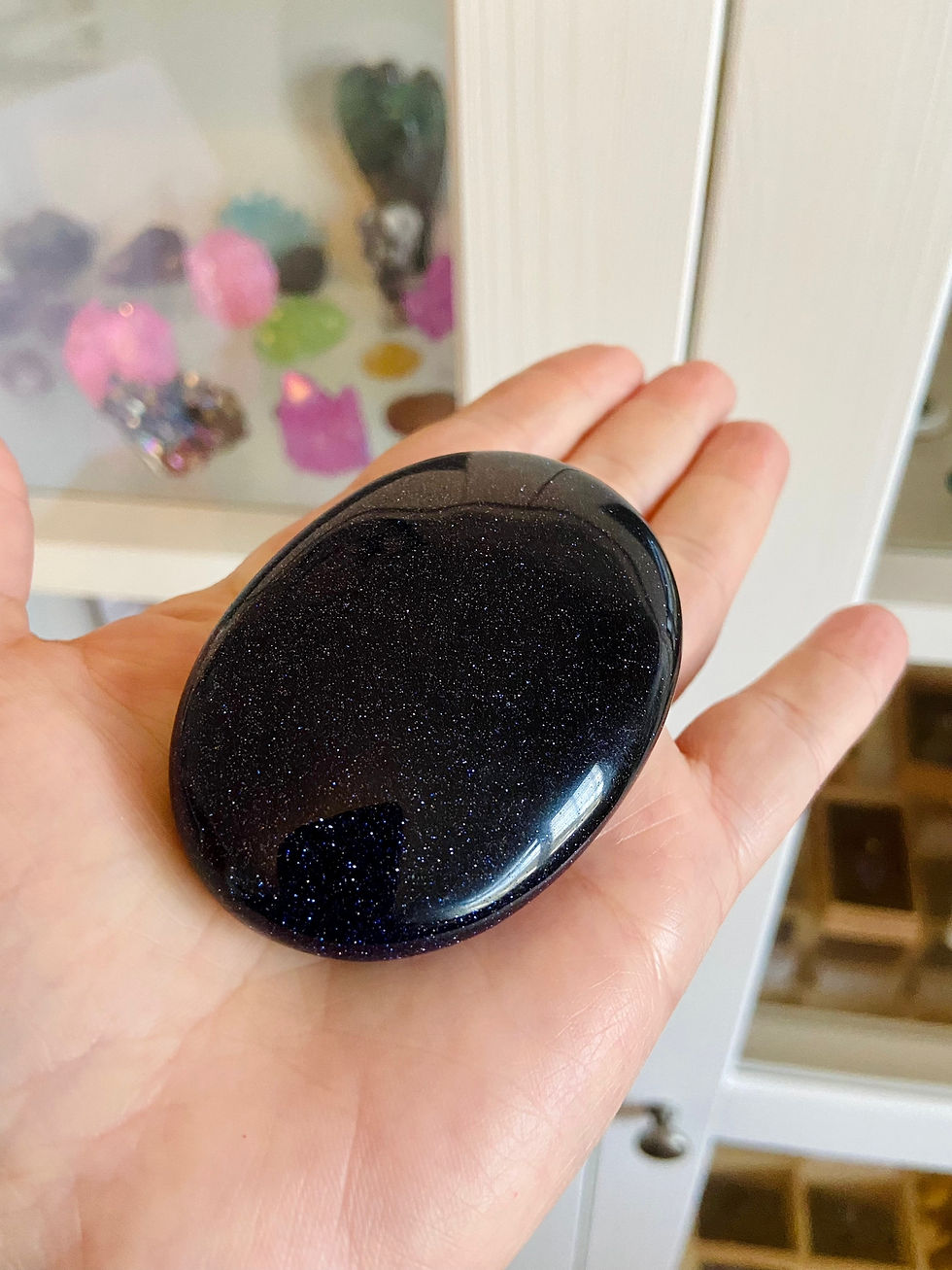 Blue Goldstone Palm stone