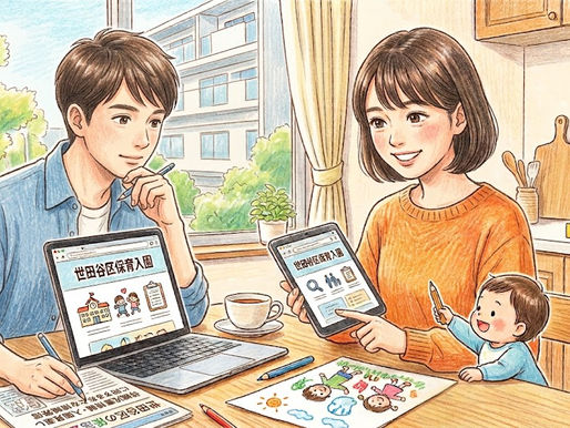 親子で相談している