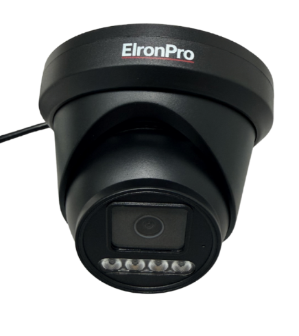 ElronPro 8 Megapixel 4K IP Cameras - Black