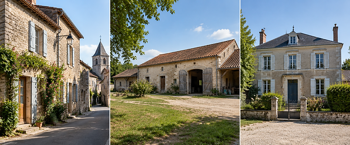 Maisons anciennes et propriétés rurales dont l'histoire peut être retrouvée dans les archives