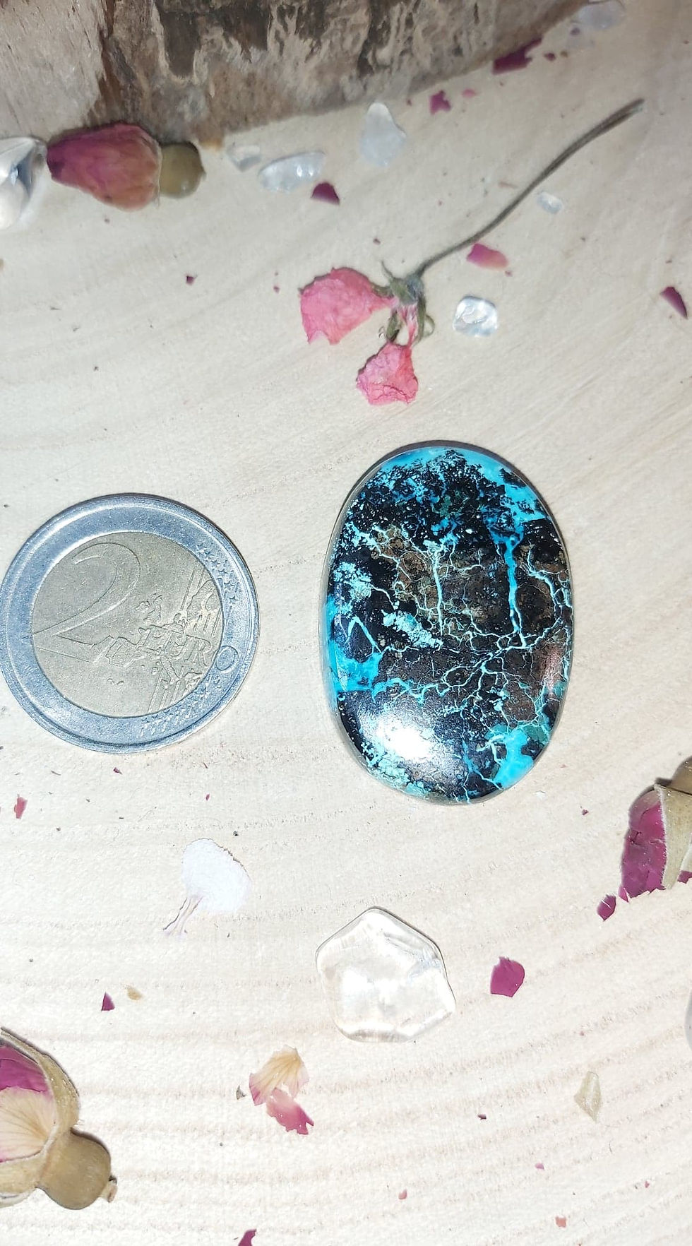 Miniature : CHRYSOCOLLE - Cabochon Ovale 02