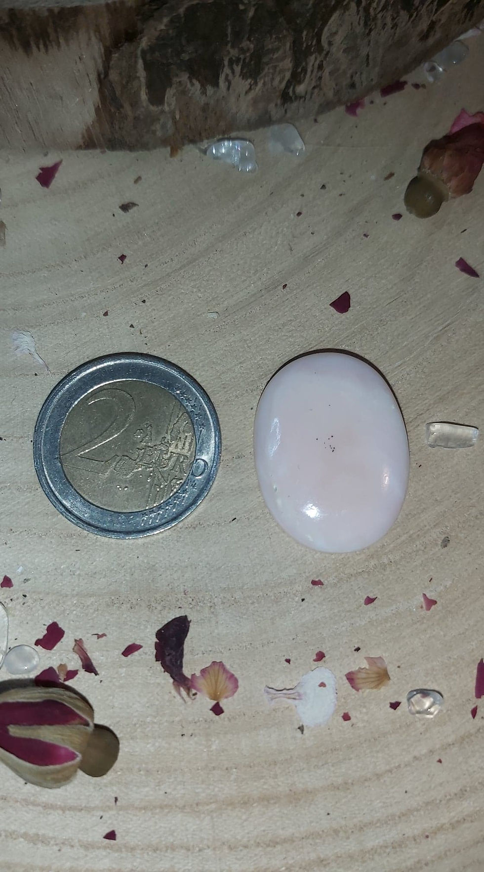 Miniature : OPALE ROSE DES ANDES - Pendentif Cabochon Ovale 01