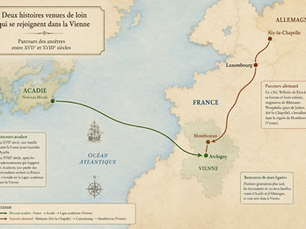 migration vers l'Acadie