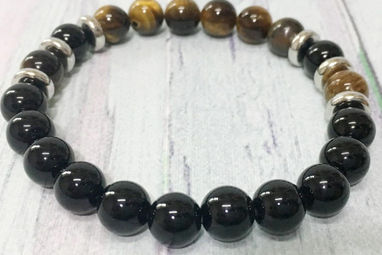 Bracelet-Homme-Œil de tigre