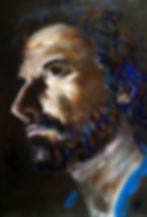 Barbe Bleue - 2017 - Acrylique sur panneau - 60 x 80 cm