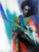 Hendrix - 2013 - pastel sur panneau - 60 x 80 cm