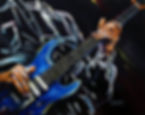 Blue guitar - 2004 - Huile sur toile - 81 x 65 cm