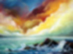 Le rayon vert - 2005 - Huile sur toile 55 x 46 cm