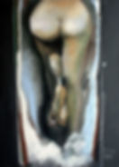 Femme se déshabillant - 1989 - Pastel - 50 x 65 cm