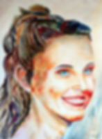 Béa - 2025 - Huile sur papier 300g - 70 x 100 cm