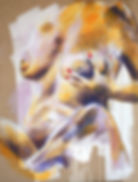 Femme I - 2016 - Acrylique sur panneau - 60 x 80 cm