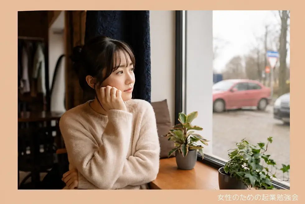自分のMBTIタイプが起業に向いているか考える女性