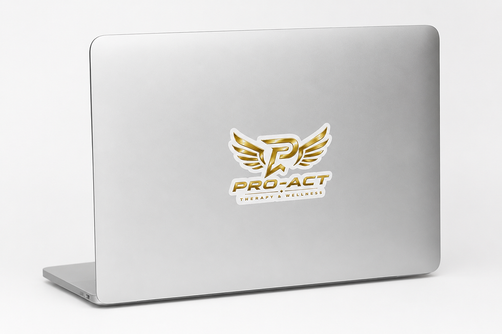 Thumbnail: PRO-ACT Gold Logo Laptop Sticker