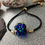 Thumbnail: Blue Flower Glass Bracelet