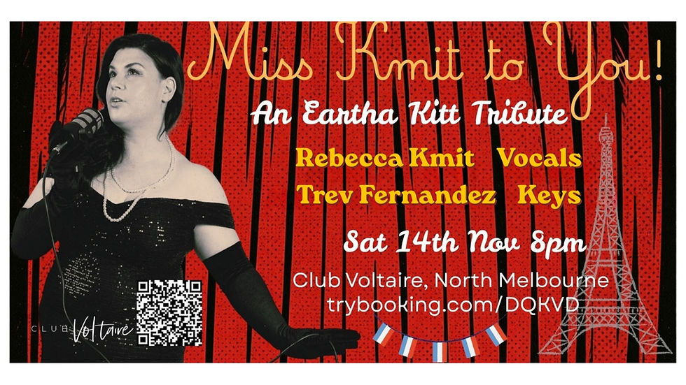 Miss Kmit to You! An Eartha Kitt Tribute