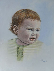 Emily 40x30cm acrylic on canvas 