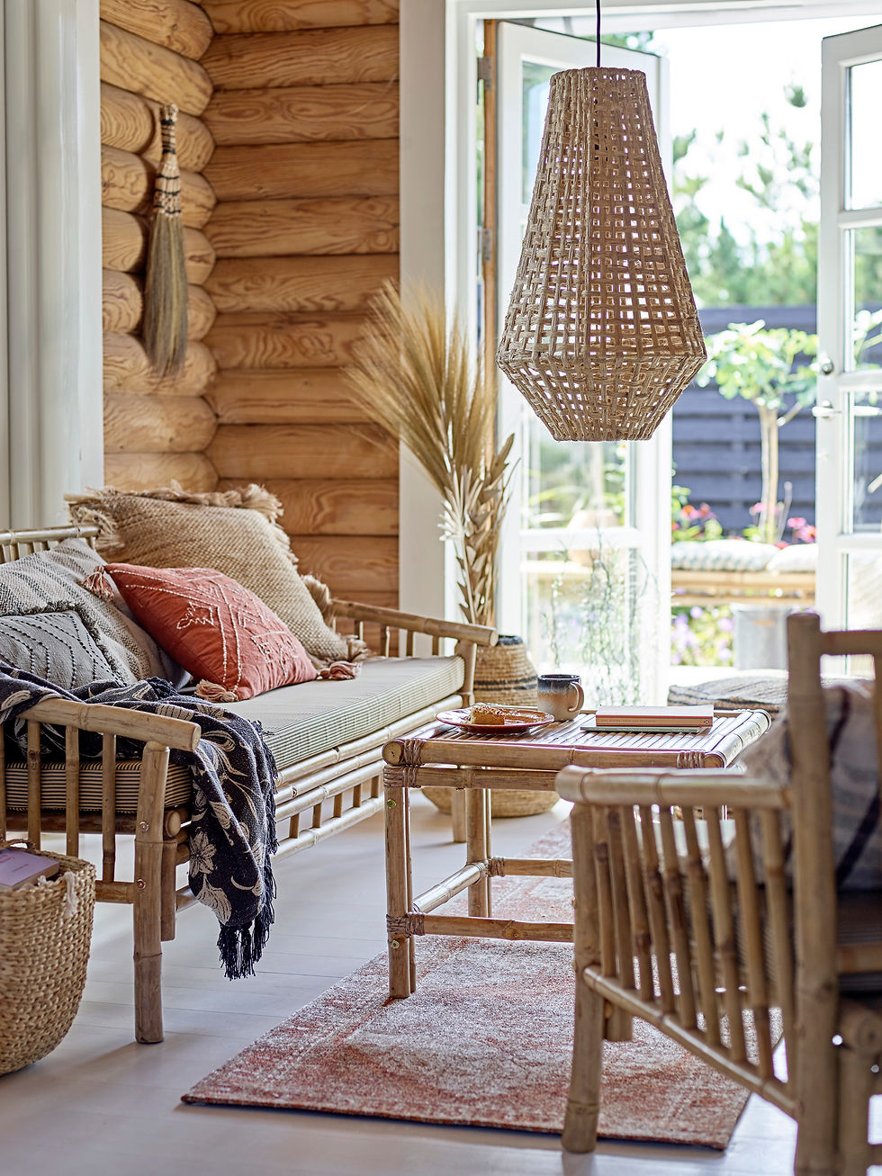 Miniaturebillede: Sole Sofabord 90, natur, bambus / Sole Coffee table 90, nature, bamboo