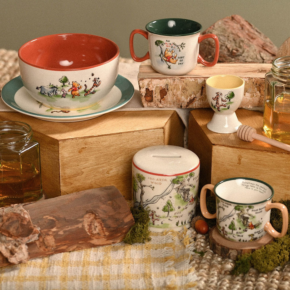 Miniature : Ensemble de Vaisselle en céramique Disney Winnie l'Ourson