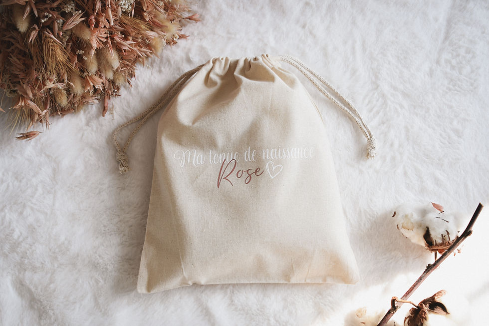 Grand Pochon Ma Première tenue de Naissance