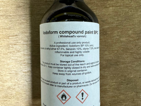 Iodoform Compound Paint BPC Manufacturing at GMPpharma