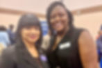 Carol Allen White and Judge Tia Hudgins Taylor