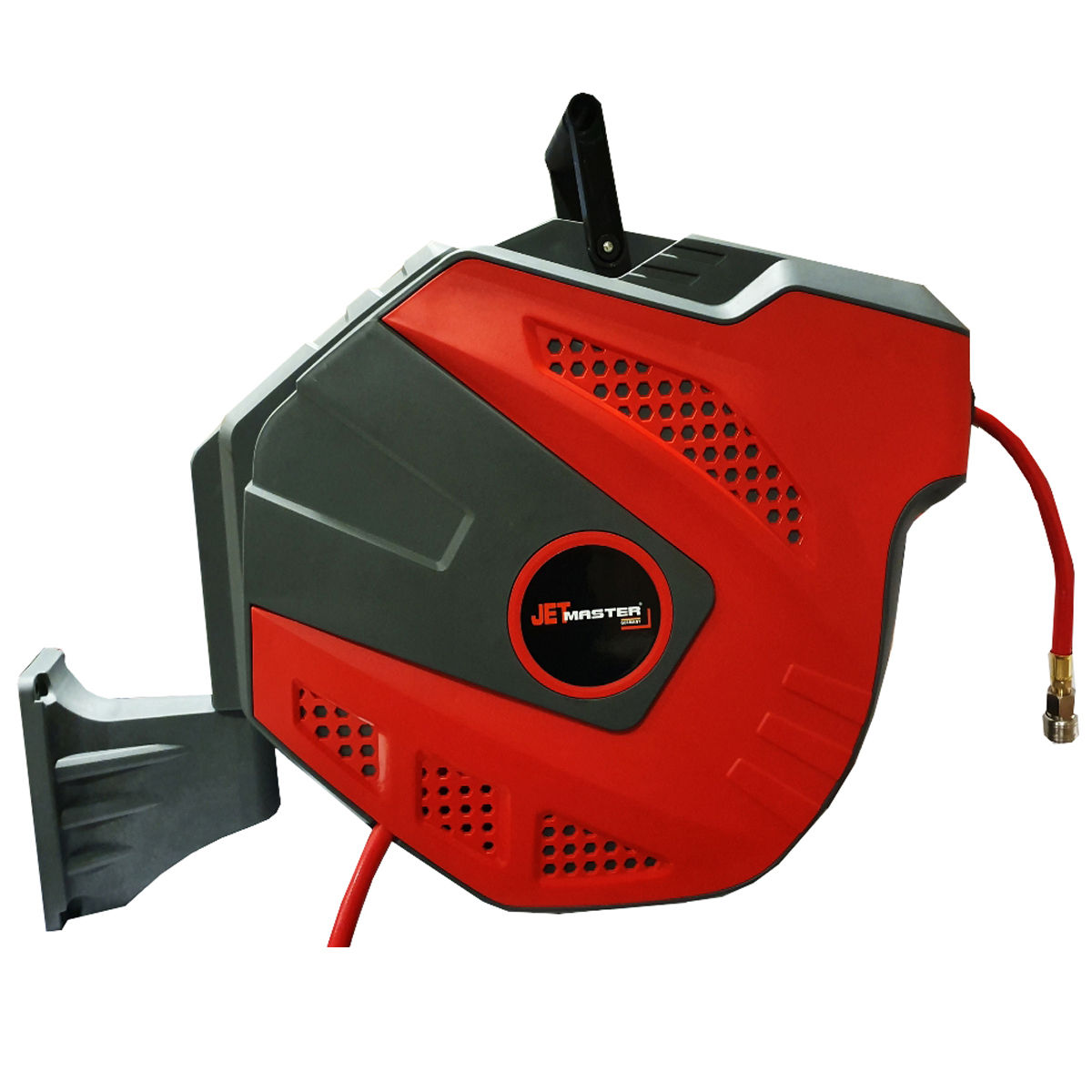Enrouleur tuyau d'aire  rétractable 300 psi JET MASTER 32 mètres