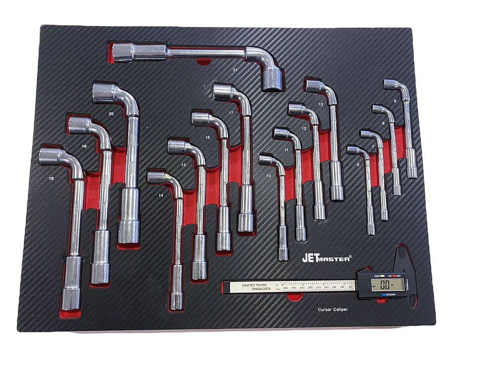 Miniature : Servante ROADSTER aluminium Jet Master Germany 6 tiroirs