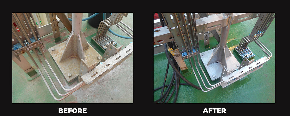 Removal of Rust on Shipdeck