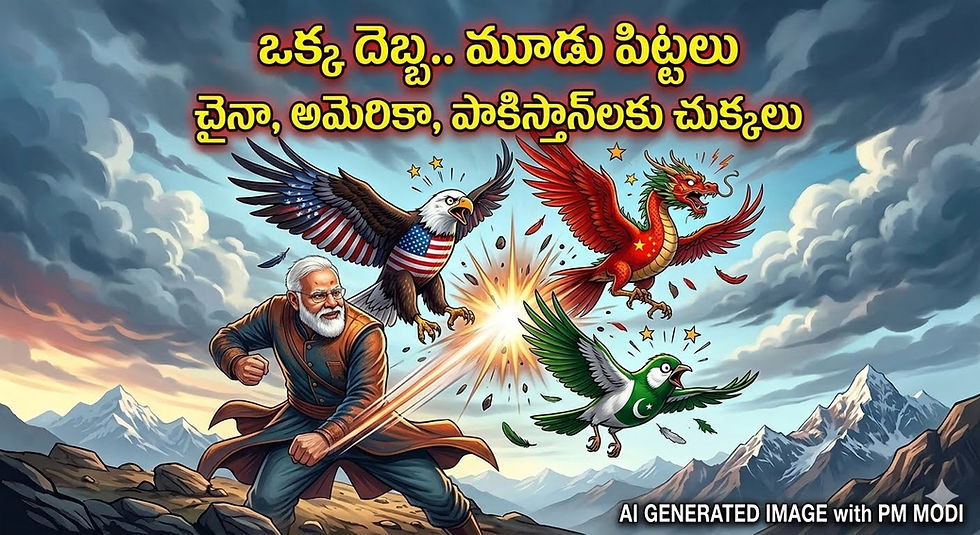 ఒక్క దెబ్బ.. మూడు పిట్టలు