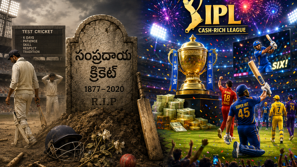 సంప్రదాయ క్రికెట్కు ఐపీఎల్ సమాధి!