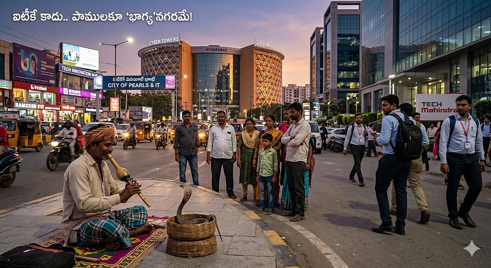ఐటీకే కాదు.. పాములకూ ‘భాగ్య’నగరమే!