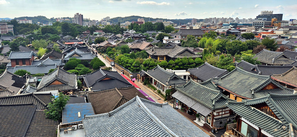 Panorámica desde la Cafetería Jeonmang