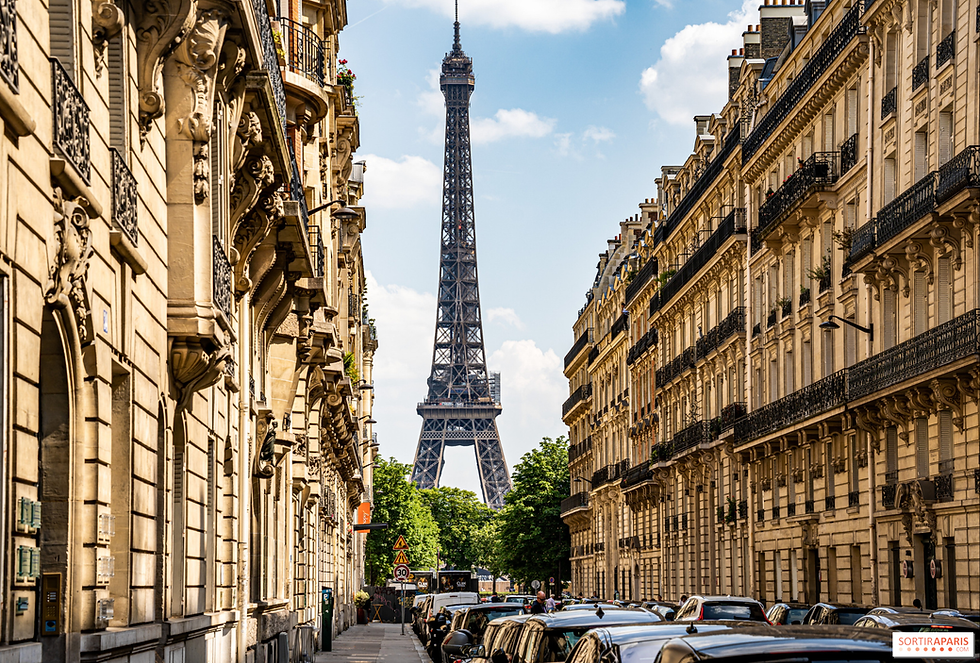 Vista de la Torre Eiffel desde París